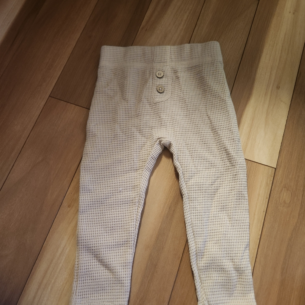 Carter's Beige Textured Leggings